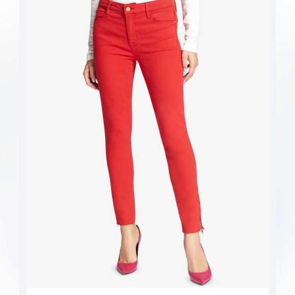 Sanctuary Women's Vibrant Red Skinny Jeans size 4 - Picture 1 of 6